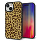 iPhone15 強化ガラス＆TPUスマホケース ガラプリ【1065 ヒョウ柄ベーシックSその他のカラー】