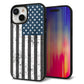 iPhone15 強化ガラス＆TPUスマホケース ガラプリ【EK864 アメリカンフラッグビンテージ】