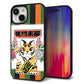 iPhone15 強化ガラス＆TPUスマホケース ガラプリ【HA253 虎招き】