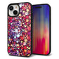 iPhone15 強化ガラス＆TPUスマホケース ガラプリ【MA954 パターン柄 B】