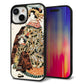 iPhone 15 強化ガラス＆TPUスマホケース ガラプリ【MA967 花魁 C】
