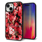 iPhone 15 強化ガラス＆TPUスマホケース ガラプリ【MA992 フラワーA】