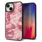 iPhone15 強化ガラス＆TPUスマホケース ガラプリ【SC844 フラワーヴェルニLOVE（ローズヴェルール）】