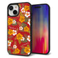 iPhone 15 強化ガラス＆TPUスマホケース ガラプリ【SC885 ハワイアンアロハレトロ（レッド）】