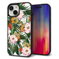 iPhone 15 強化ガラス＆TPUスマホケース ガラプリ【SC895 ボタニカル フォレスト】
