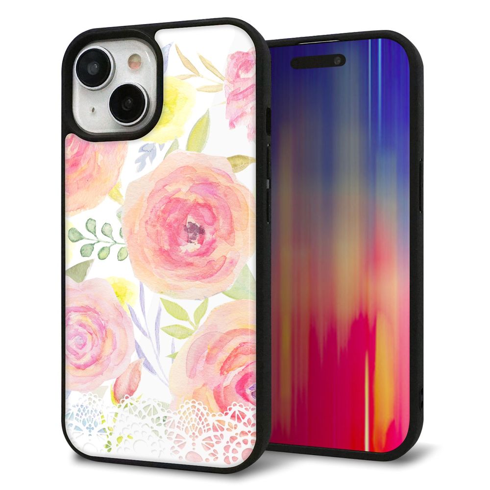iPhone 15 強化ガラス＆TPUスマホケース ガラプリ【SC945 ドゥ・パフューム３】
