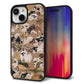 iPhone 15 強化ガラス＆TPUスマホケース ガラプリ【TA008 百犬】