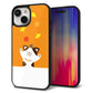 iPhone15 強化ガラス＆TPUスマホケース ガラプリ【TA018 秋みけ】