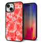 iPhone 15 強化ガラス＆TPUスマホケース ガラプリ【VA816 ダイヤモンドとバラ】