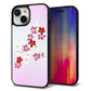 iPhone15 強化ガラス＆TPUスマホケース ガラプリ【YJ320 桜 和】