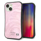 iPhone15 スマホケース 「SEA Grip」 グリップケース Sライン 【KM873 大理石ラベンダー】 UV印刷