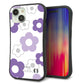 iPhone15 スマホケース 「SEA Grip」 グリップケース Sライン 【SC925 デイジー パープル】 UV印刷