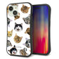iPhone15 スマホケース 「SEA Grip」 グリップケース Sライン 【SC937 ねこどっと（ホワイト）】 UV印刷