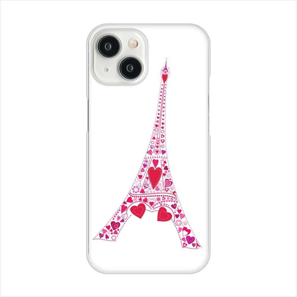iPhone15 高画質仕上げ 背面印刷 ハードケースLOVE フランス