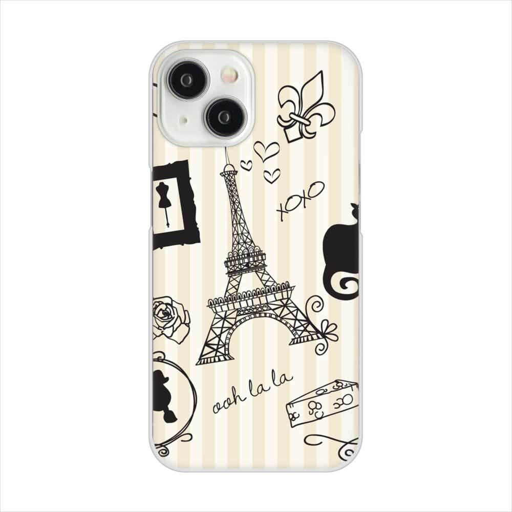 iPhone15 高画質仕上げ 背面印刷 ハードケースLOVE フランス