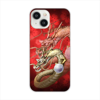 iPhone15 高画質仕上げ 背面印刷 ハードケース龍