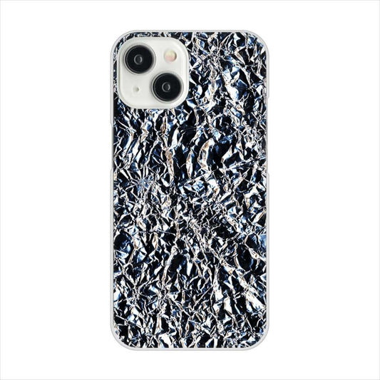 iPhone15 高画質仕上げ 背面印刷 ハードケース 【EK835 スタイリッシュアルミシルバー】