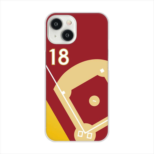 iPhone15 高画質仕上げ 背面印刷 ハードケースbaseball