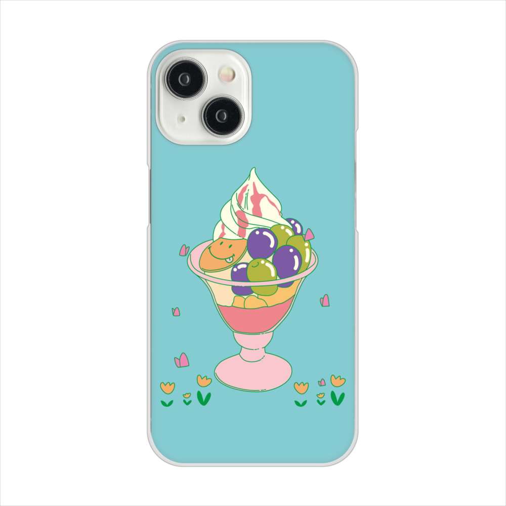 iPhone15 高画質仕上げ 背面印刷 ハードケーススイーツイラスト