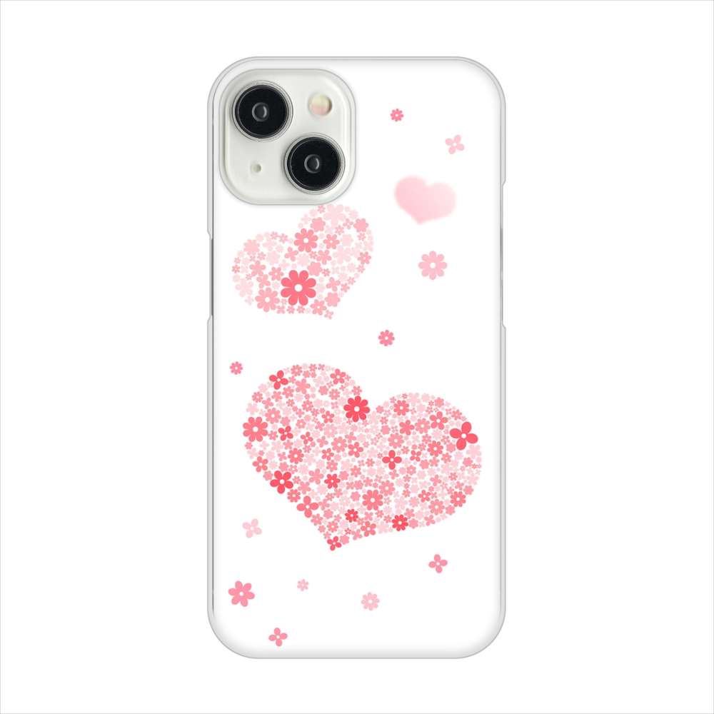 iPhone15 高画質仕上げ 背面印刷 ハードケースビッグハート