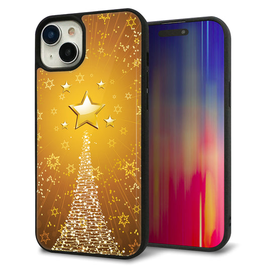 iPhone15 Plus 強化ガラス＆TPUスマホケース ガラプリ【590 光の塔】