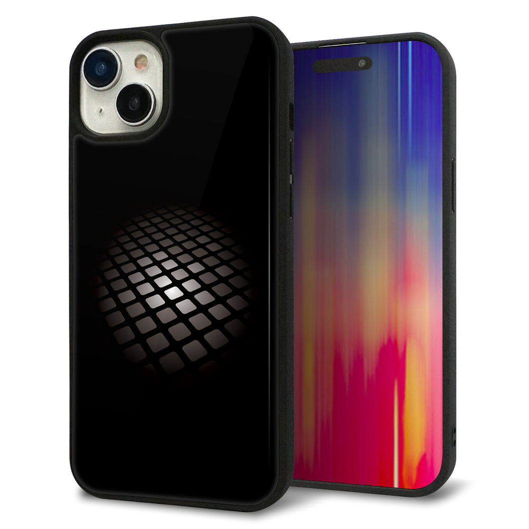 iPhone15 Plus 強化ガラス＆TPUスマホケース ガラプリ【607 サイエンスコア】