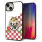 iPhone15 Plus 強化ガラス＆TPUスマホケース ガラプリ【HA252 虎だるま】