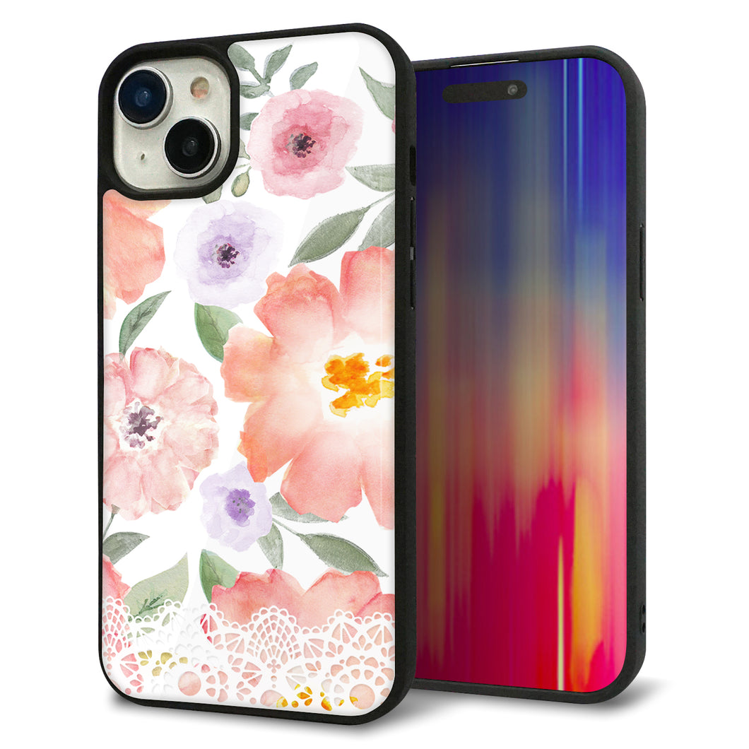 iPhone15 Plus 強化ガラス＆TPUスマホケース ガラプリ【SC944 ドゥ・パフューム２】