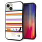 iPhone15 Plus スマホケース 「SEA Grip」 グリップケース Sライン 【YA887 ストライプネコ01】 UV印刷
