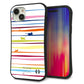 iPhone15 Plus スマホケース 「SEA Grip」 グリップケース Sライン 【YA893 ストライプネコ02 L】 UV印刷