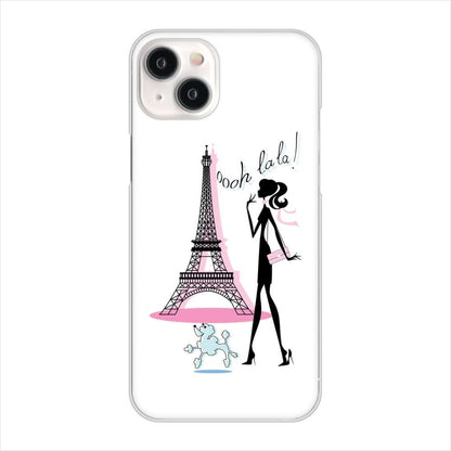 iPhone15 Plus 高画質仕上げ 背面印刷 ハードケースLOVE フランス