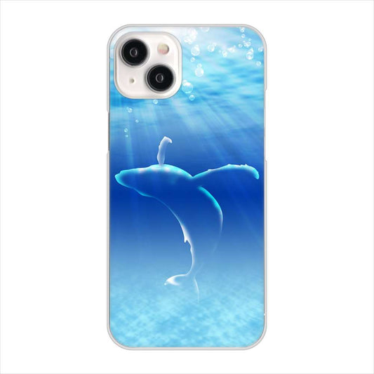 iPhone15 Plus 高画質仕上げ 背面印刷 ハードケース海の守り神