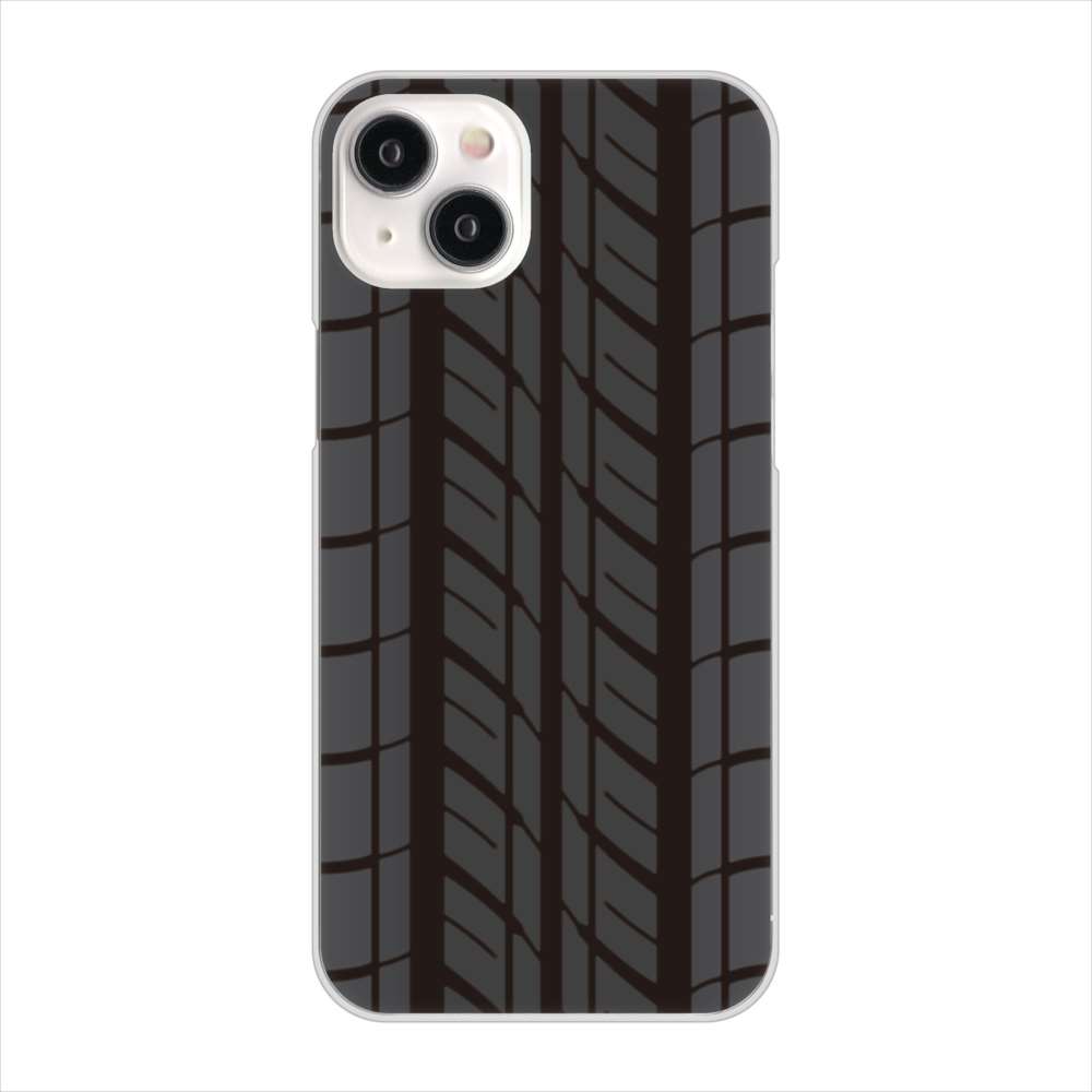 iPhone15 Plus 高画質仕上げ 背面印刷 ハードケース 【IB931 タイヤ】