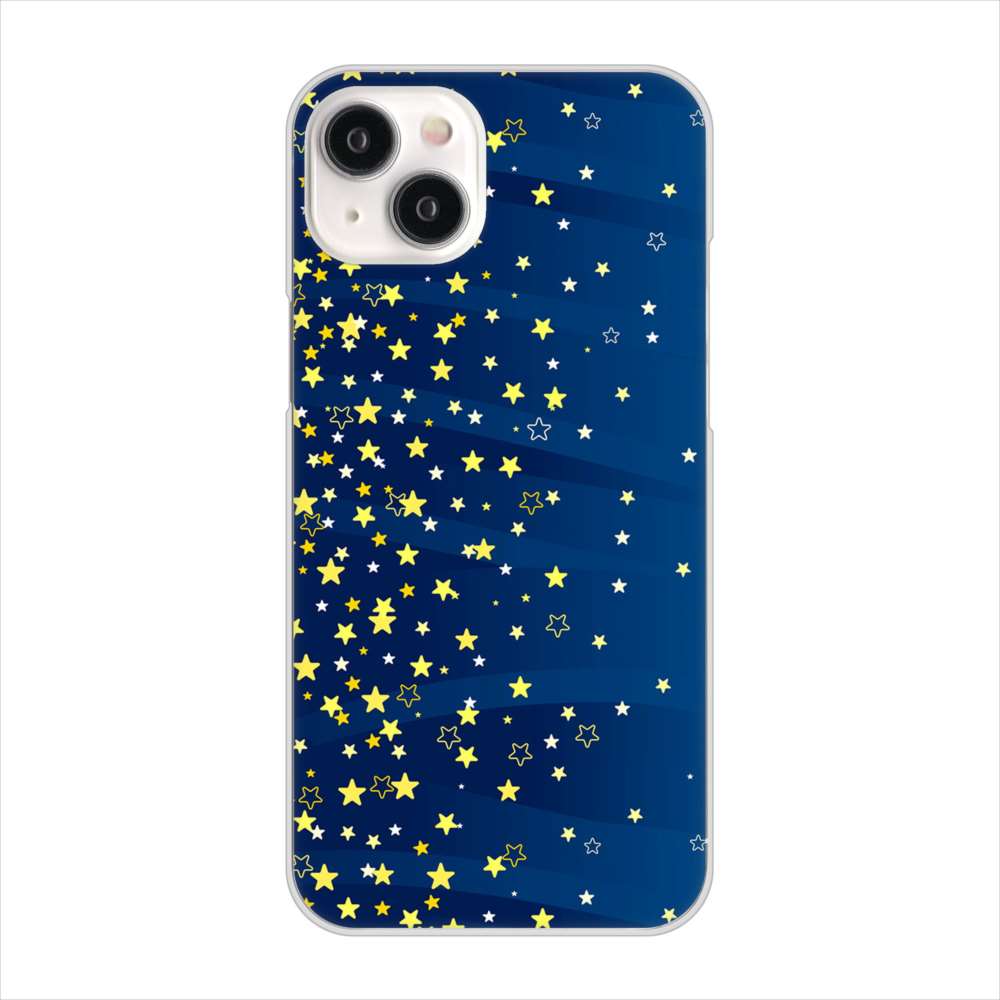 iPhone15 Plus 高画質仕上げ 背面印刷 ハードケース 【VA842 満天の星空】