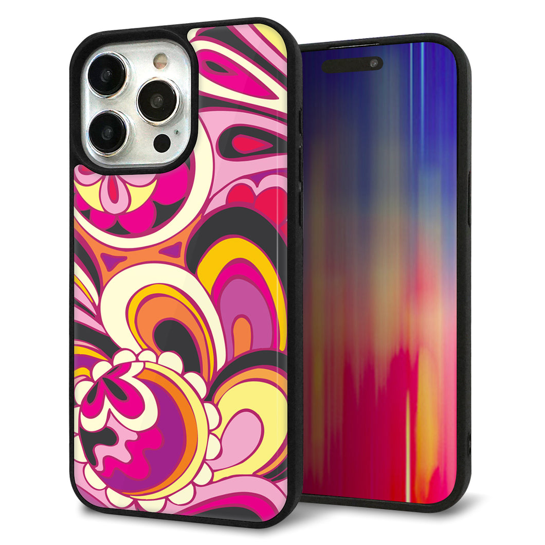iPhone15 Pro Max 強化ガラス＆TPUスマホケース ガラプリ【586 ブローアップカラー】