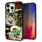 iPhone 15 Pro Max 強化ガラス＆TPUスマホケース ガラプリ【HA238 風神雷神 和柄】