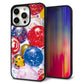 iPhone15 Pro Max 強化ガラス＆TPUスマホケース ガラプリ【MA935 ヨーヨー】