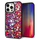 iPhone15 Pro Max 強化ガラス＆TPUスマホケース ガラプリ【MA954 パターン柄 B】