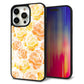 iPhone 15 Pro Max 強化ガラス＆TPUスマホケース ガラプリ【SC931 ローズ イエロー】