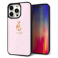 iPhone15 Pro Max 強化ガラス＆TPUスマホケース ガラプリ【SC978 Baby Rabbit ピンク ガラプリ】