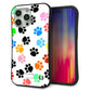 iPhone15 Pro Max スマホケース 「SEA Grip」 グリップケース Sライン 【1108 あしあとカラフル】 UV印刷