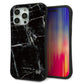 iPhone15 Pro Max スマホケース 「SEA Grip」 グリップケース Sライン 【KM867 大理石BK】 UV印刷