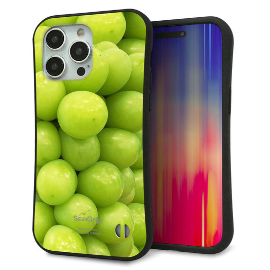 iPhone15 Pro Max スマホケース 「SEA Grip」 グリップケース Sライン 【MA880 マスカット】 UV印刷