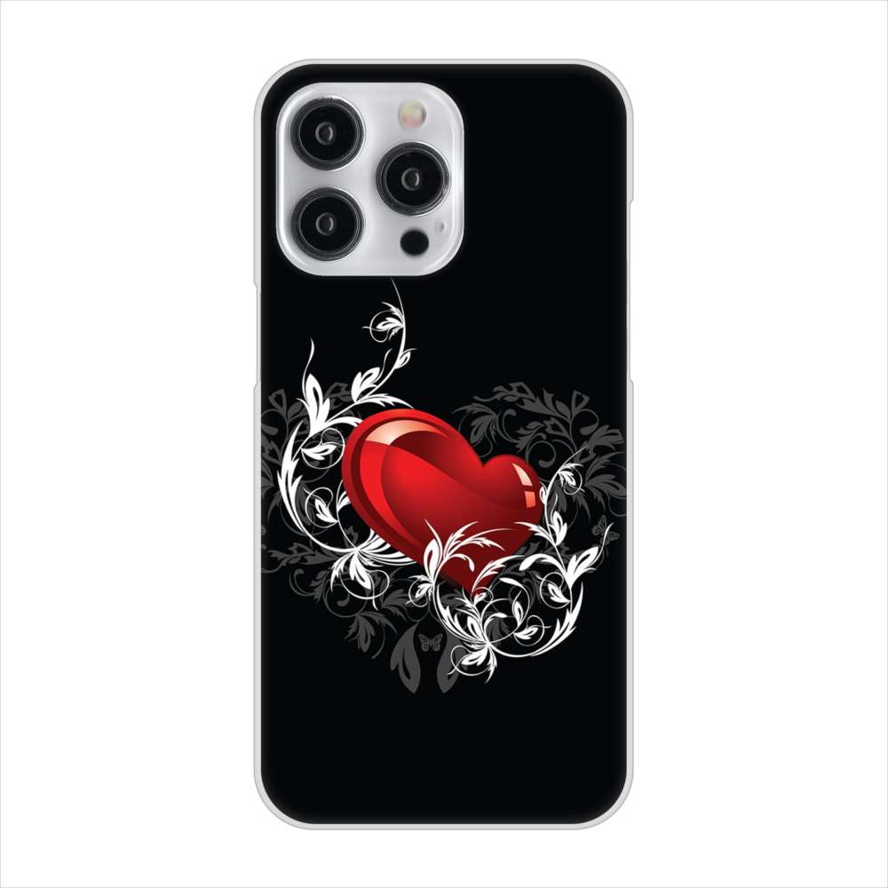 iPhone15 Pro Max 高画質仕上げ 背面印刷 ハードケースきらめきハート