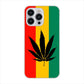 iPhone15 Pro Max 高画質仕上げ 背面印刷 ハードケース 【083 大麻ラスタカラー】