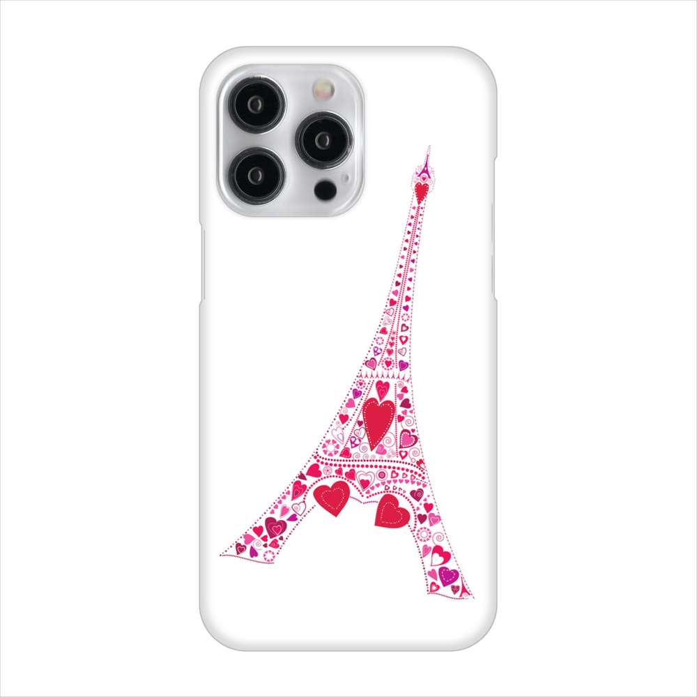 iPhone15 Pro Max 高画質仕上げ 背面印刷 ハードケースLOVE フランス