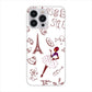 iPhone15 Pro Max 高画質仕上げ 背面印刷 ハードケースLOVE フランス