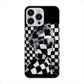 iPhone15 Pro Max 高画質仕上げ 背面印刷 ハードケース 【357 bk&wh】
