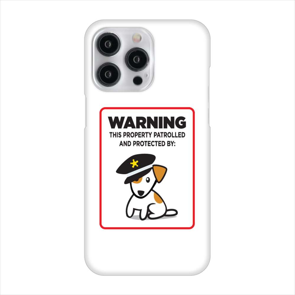 iPhone15 Pro Max 高画質仕上げ 背面印刷 ハードケース 【374 猛犬注意】