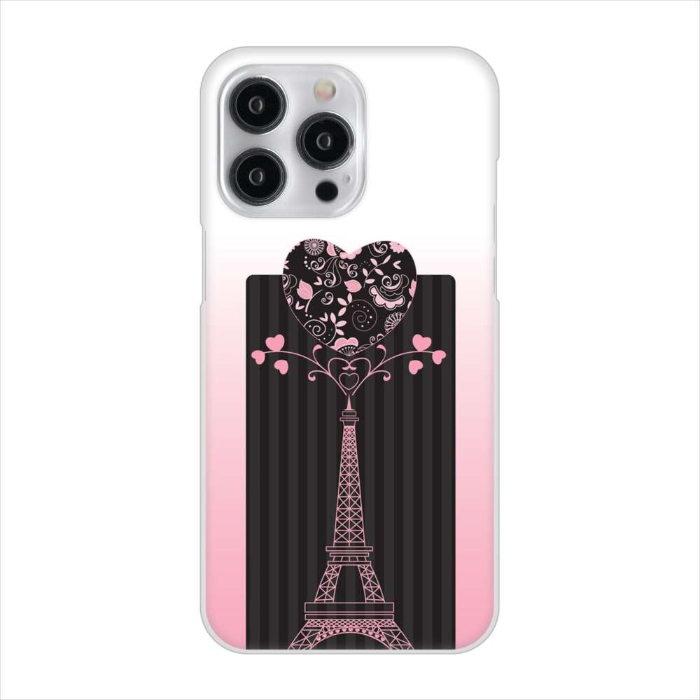 iPhone15 Pro Max 高画質仕上げ 背面印刷 ハードケースLOVE フランス
